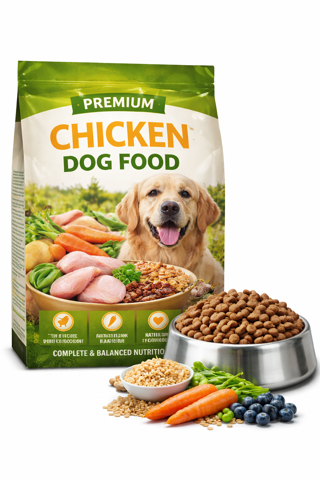 Premium Chicken Dog Food