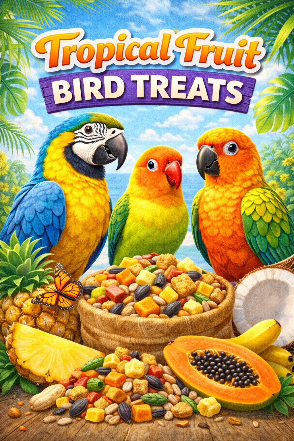 Tropical Fruit Bird Treats