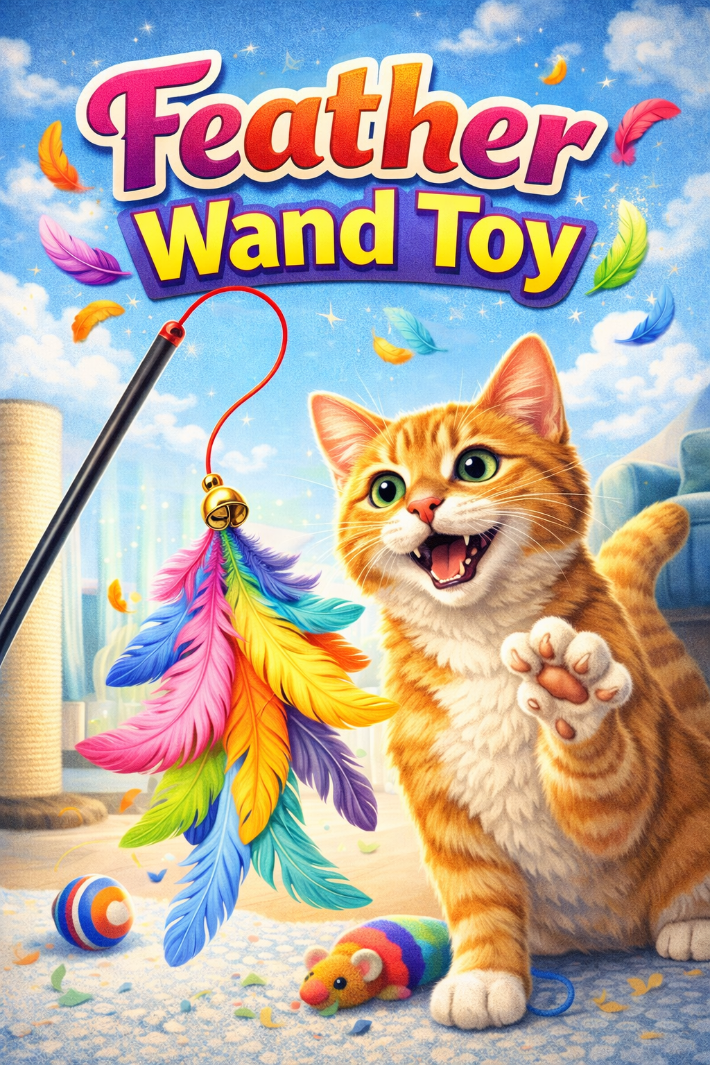 Feather Wand Toy