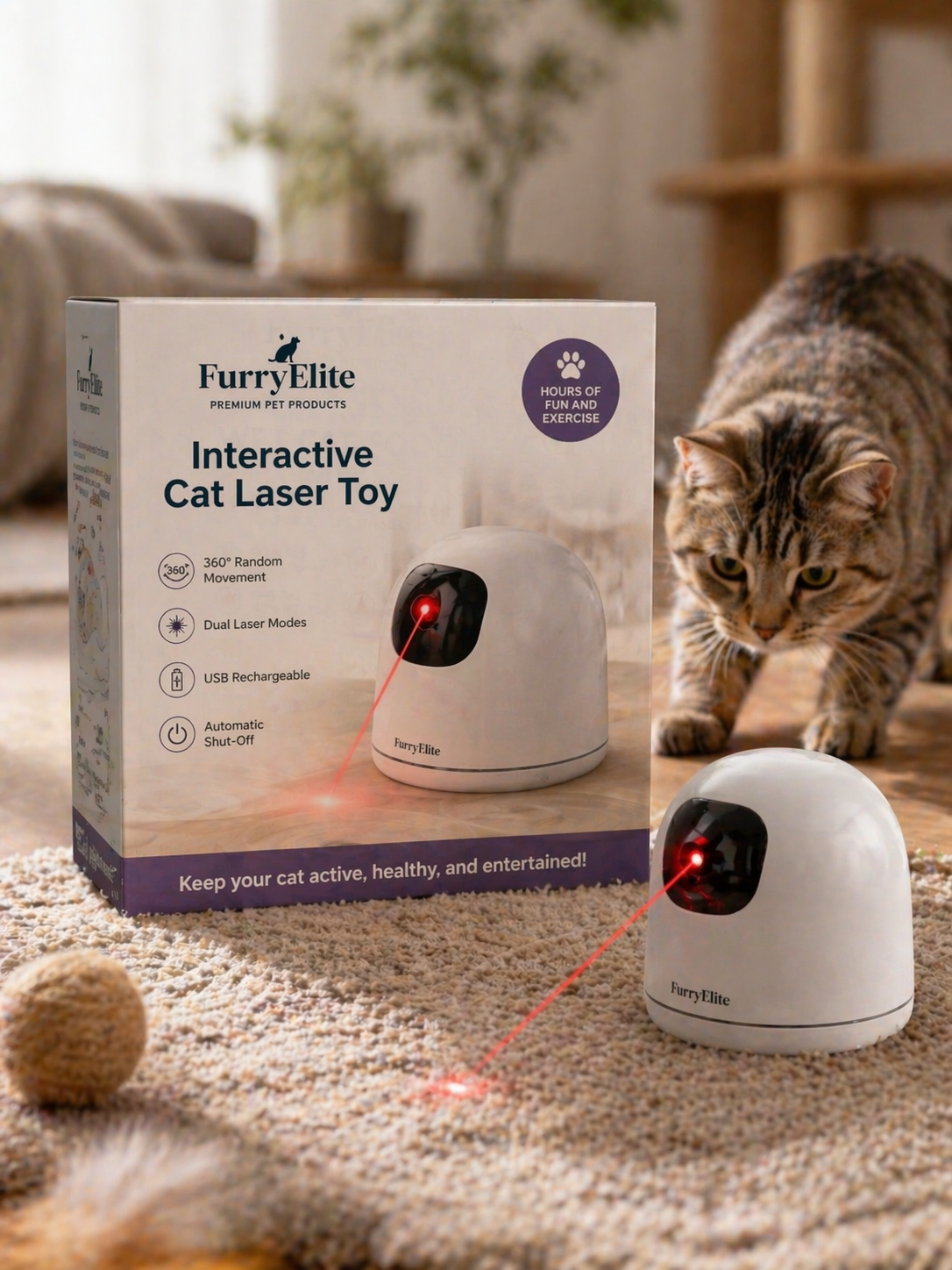 Interactive Cat Laser Toy