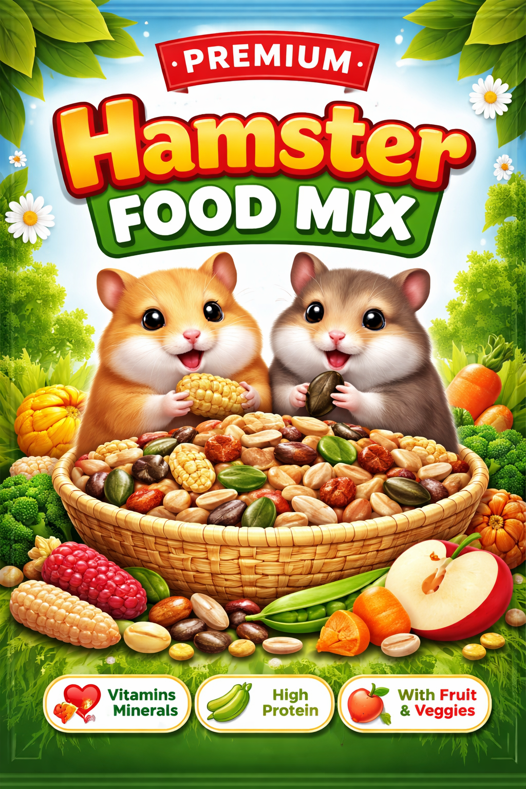 Premium Hamster Food Mix