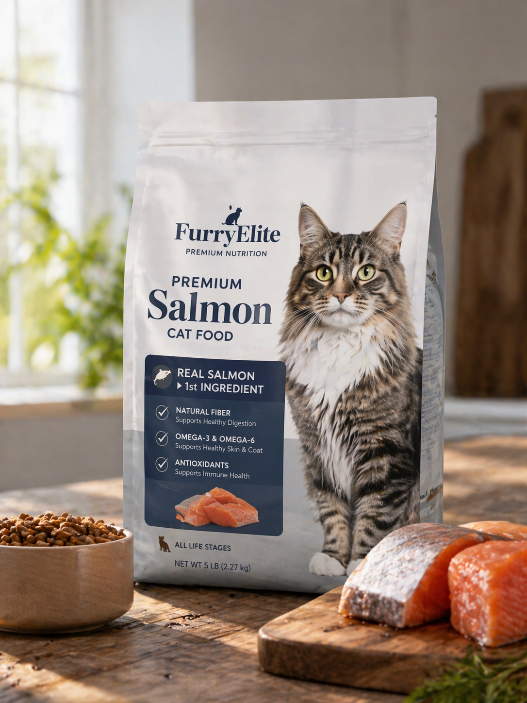 Premium Salmon Cat Food