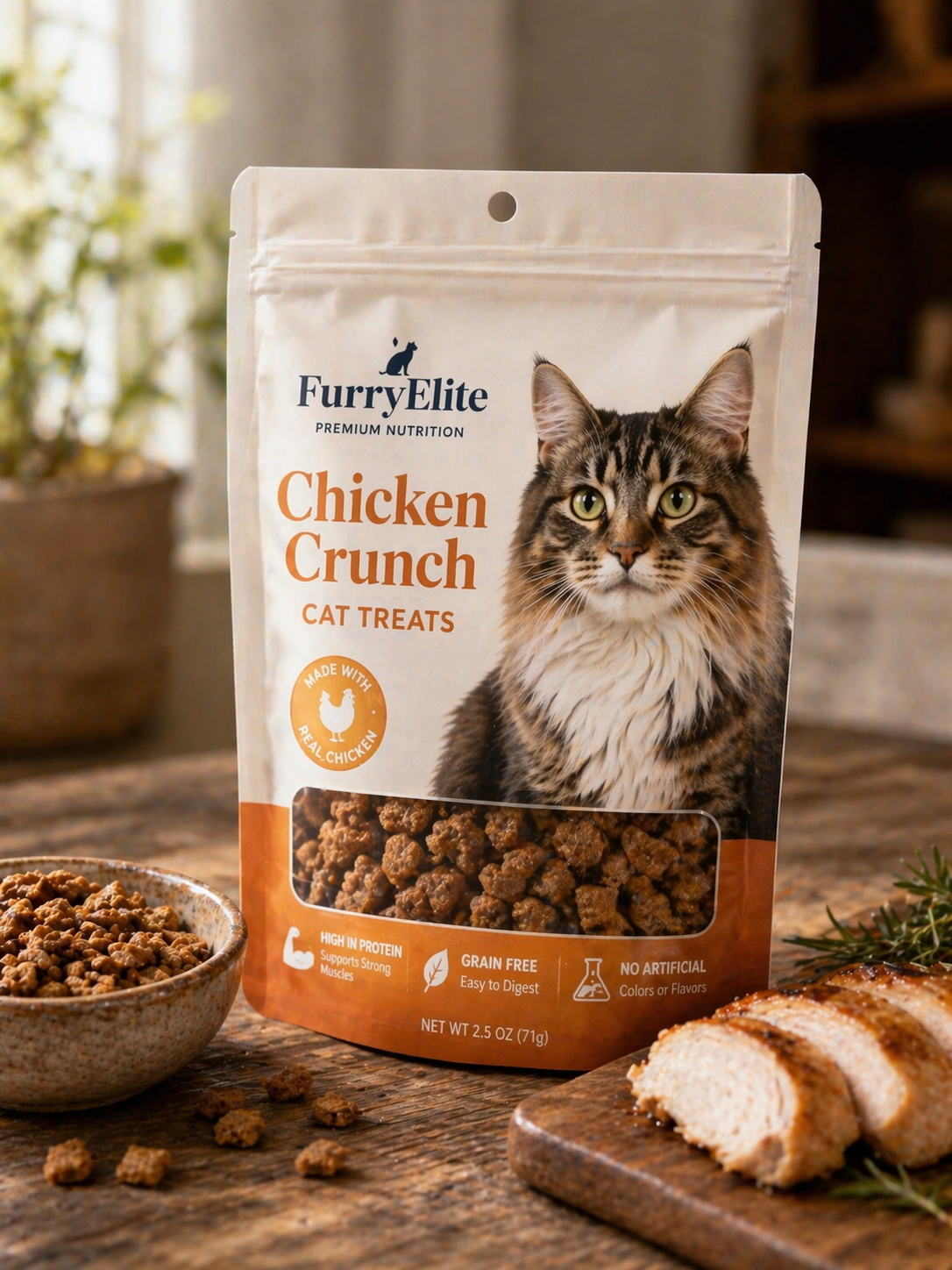 Chicken Crunch Cat Treats