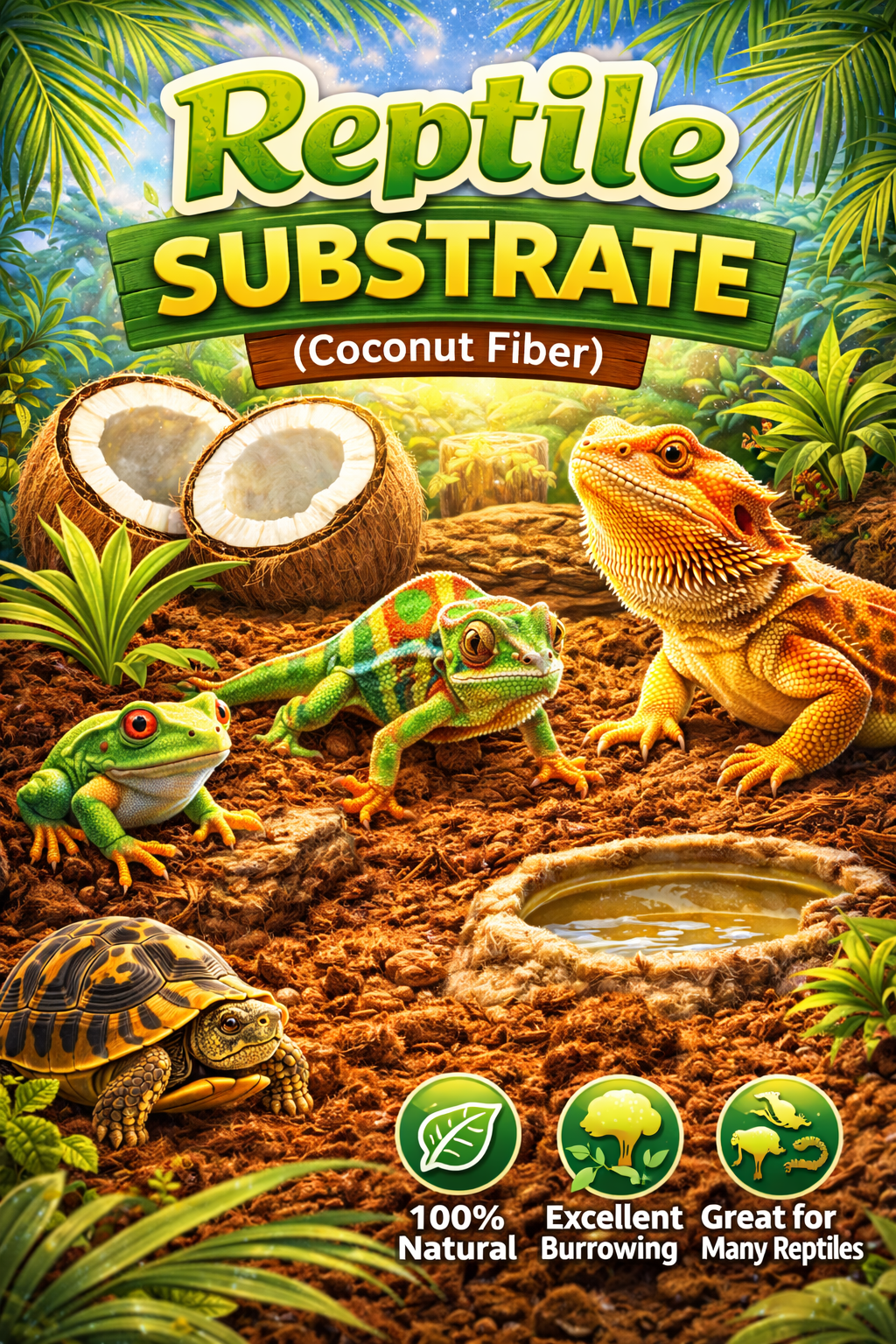 Reptile Substrate (Coconut Fiber)